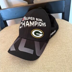 Reebok Black Super Bowl Champions Cap